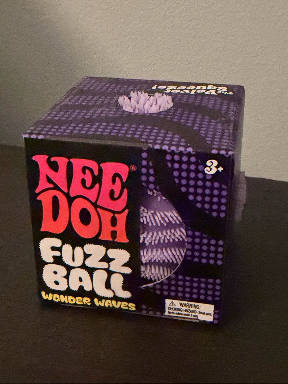 Purple Nee Doh Fuzz Ball Wonder Waves - New in Box.